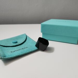 Tiffany & Co Frank Gehry Onyx Torque Ring